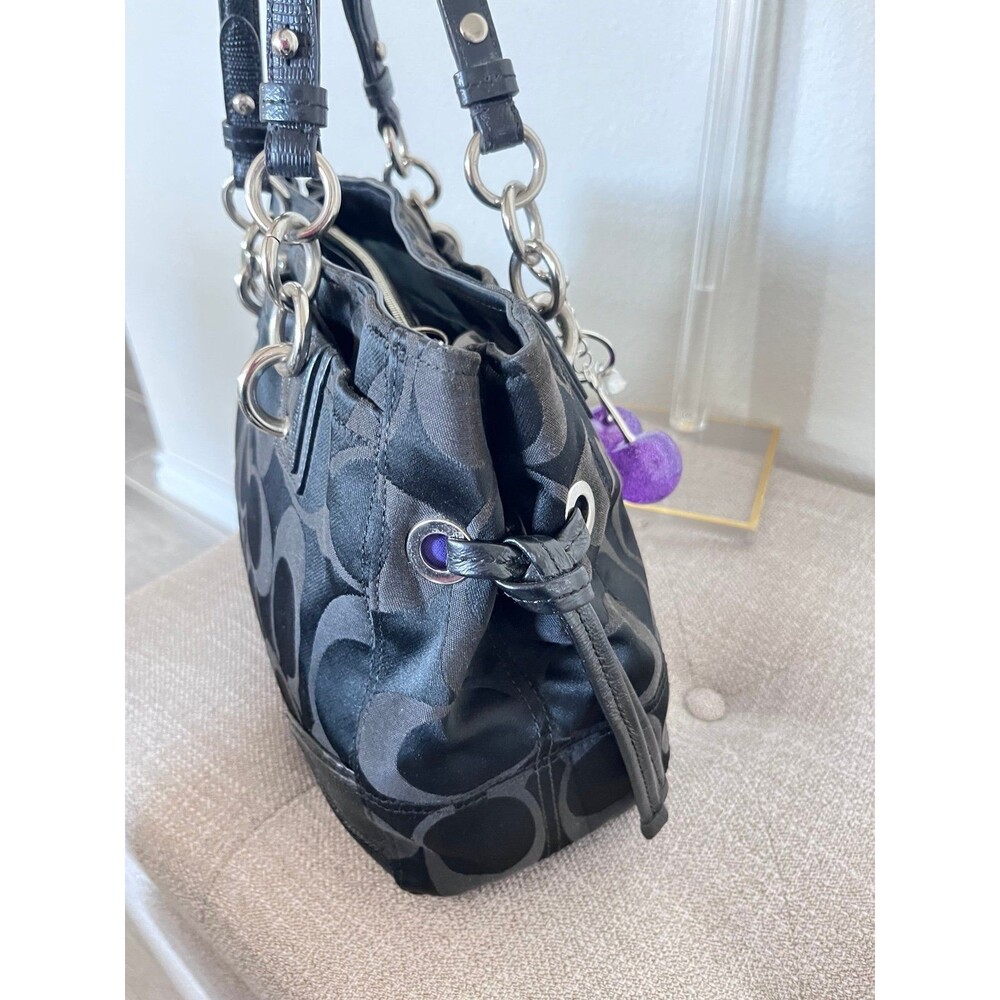 Coach Signature C Monogram Shoulder Bag - Picture 7 of 10